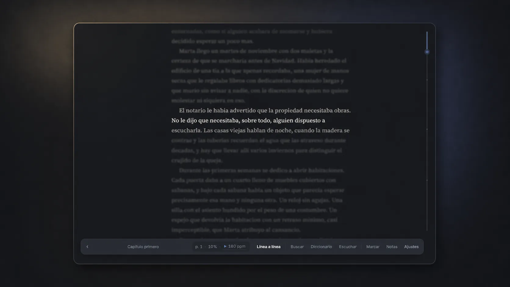 Interfaz de Lector